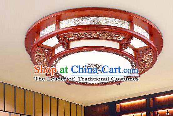 Traditional Chinese Handmade Palace Lantern Wood Ceiling Lanterns Ancient Lamp