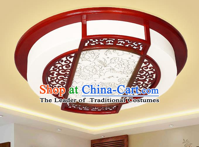 Traditional Chinese Handmade Lantern Palace Ceiling Lanterns Ancient Wood Lamp