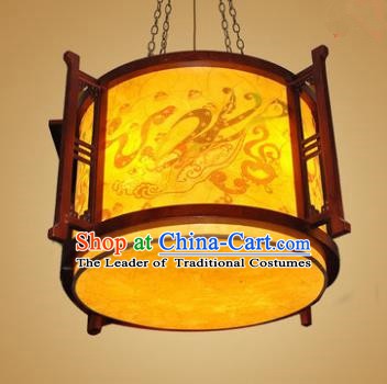 Traditional Chinese Hanging Palace Lantern Handmade Parchment Ceiling Lanterns Ancient Lamp