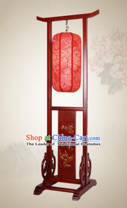 China Handmade Wood Floor Lanterns Red Palace Lantern Ancient Lanterns Traditional Lamp