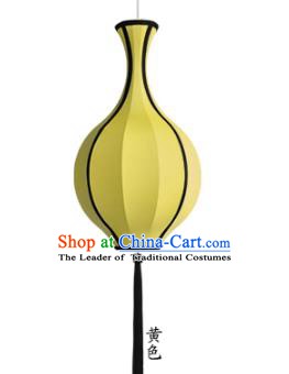 Top Grade Handmade Yellow Vase Lanterns Traditional Chinese Hanging Palace Lantern Ancient Lanterns