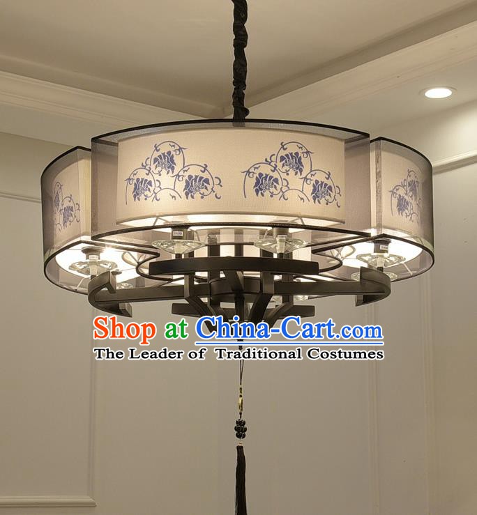 China Handmade Ceiling Lanterns Traditional Chinese Painted Flowers Palace Lantern Ancient Lanterns