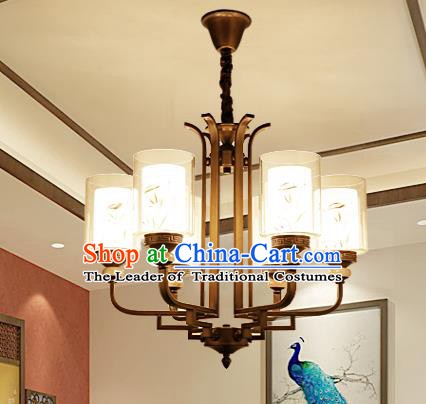 China Handmade Six-Lights Ceiling Lanterns Traditional Chinese Palace Lantern Ancient Lanterns