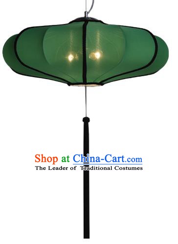 Top Grade Handmade Green Lanterns Traditional Chinese Palace Lantern Ancient Ceiling Lanterns