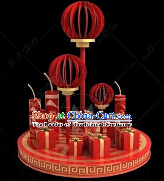 China Traditional New Year Lamp Decorations Lamplight Stage Display Lanterns