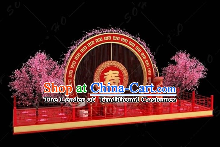 China Traditional Spring Festival Lamp Decorations Chinese Knot Lamplight Stage Display Lanterns