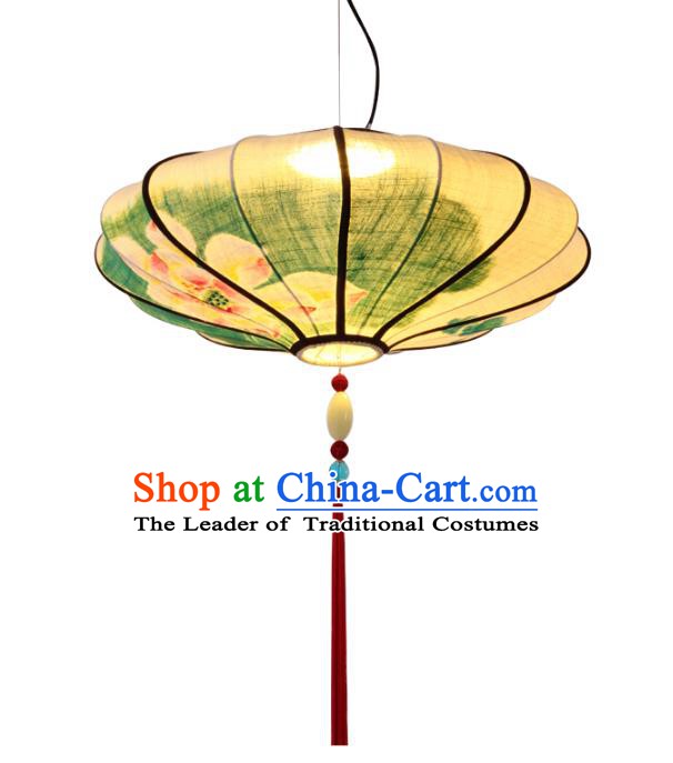 Handmade Traditional Chinese Ancient Palace Lantern Ceiling Lanterns Hanging Lotus Lanern