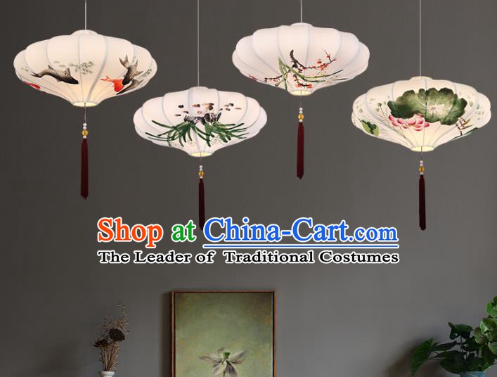 Traditional China Handmade Lantern Ancient Hanging Lanterns Palace Ceiling Lamp