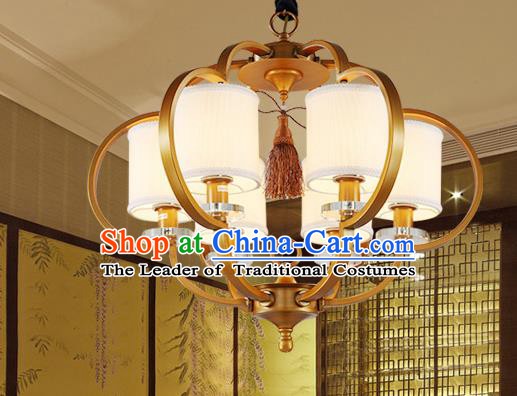 Traditional China Handmade Brass Lantern Ancient Lanterns Palace Ceiling Lamp