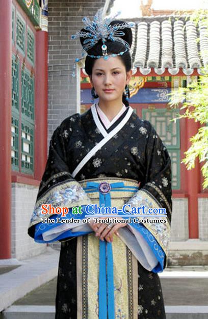 Chinese Ancient Novel Dream of the Red Chamber Young Mistress Wang Xifeng Costume for Women