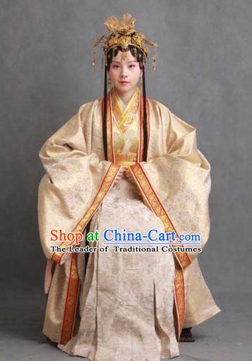 Chinese Ancient Novel Character A Dream in Red Mansions Imperial Consort Jia Yuanchun Costume for Women