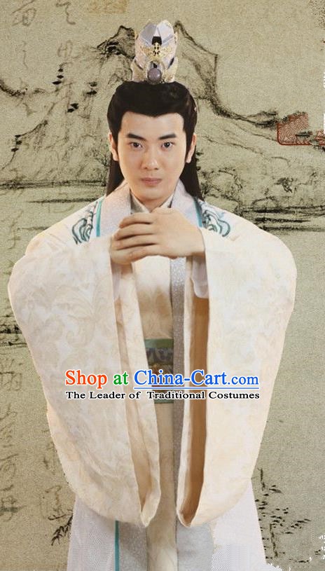 Chinese Ancient Ming Dynasty Prince Zhu Gaosui of Yongle Emperor Replica Costume for Men