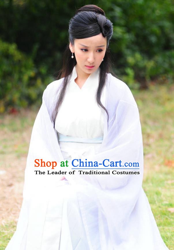 Chinese Ancient Song Dynasty Imperial Concubine Pang of Zhao Zhen Dress Replica Costume for Women