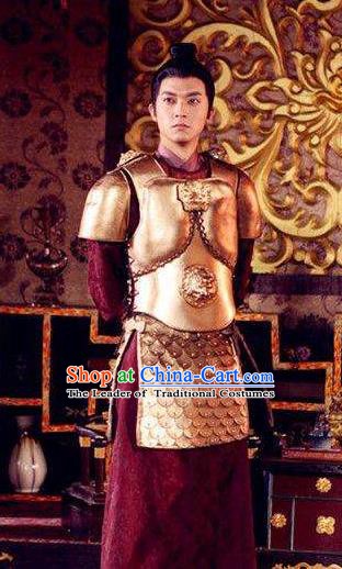 Traditional Chinese Tang Dynasty Prince General Li Chongjun Replica Costume for Men