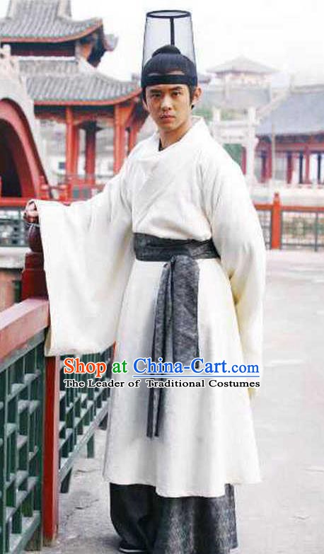 Traditional Chinese Ancient Tang Dynasty Imperial Bodyguard Replica Costume for Men