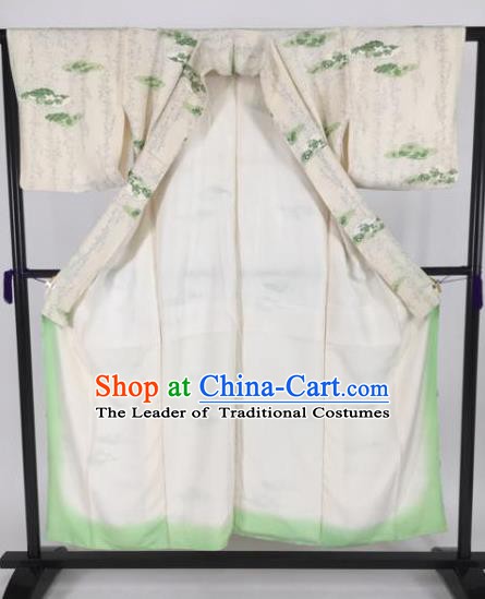 Japanese Male Costume Ancient Palace White Kimono Traditional Wafuku Hakama Yukata Robe for Men