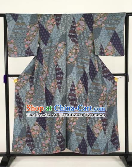 Japanese Samurai Palace Kimonos Traditional Wafuku Hakama Yukata Robe Costume for Men