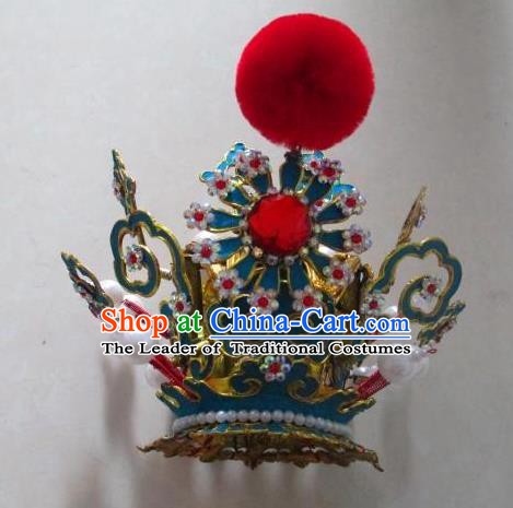 Traditional Chinese Beijing Opera Niche Hair Crown Peking Opera Young Men Headwear