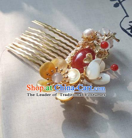 Chinese Handmade Ancient Hair Accessories Hair Comb Classical Hanfu Hairpins for Women