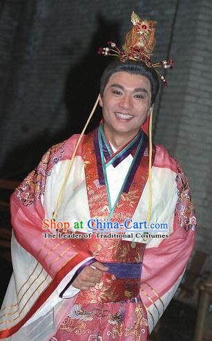 Chinese Ancient Tang Dynasty Emperor Li Shimin Replica Costume for Men