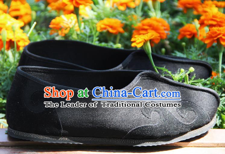 Chinese Traditional Handmade Cloth Shoes Martial Arts Shoes Kung Fu Shoes for Men