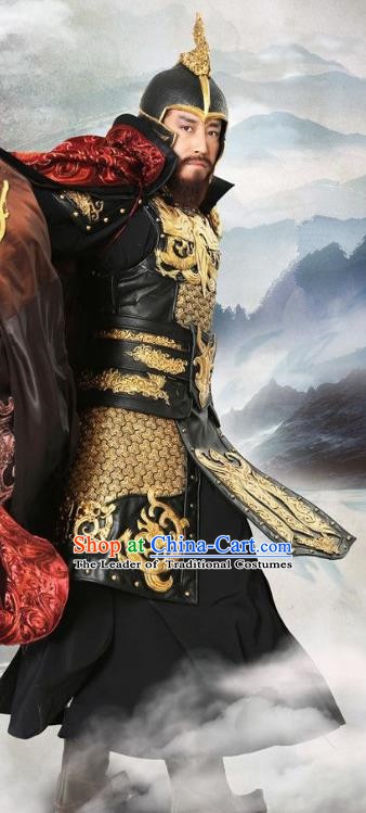 Chinese Ancient Three Kingdoms Period Wei Kingdom Emperor Cao Cao Replica Costume for Men