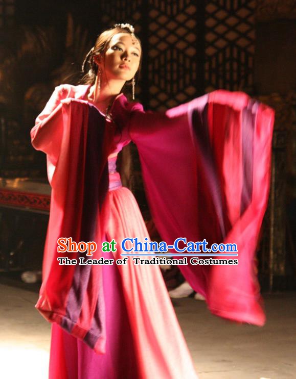 Chinese Ancient Shang Dynasty Imperial Concubine Da Ji Hanfu Embroidered Replica Costume for Women