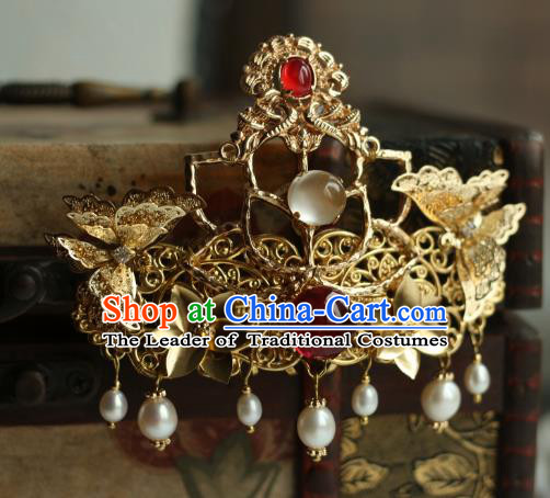 Traditional Chinese Ancient Handmade Phoenix Coronet Hair Stick Classical Hair Accessories Hairpins for Women