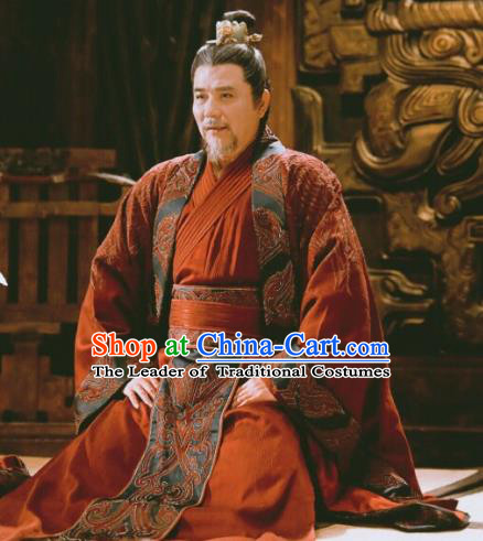 Chinese Ancient Nirvana in Fire Royal Highness Changlin General Xiao Tingsheng Replica Costume for Men