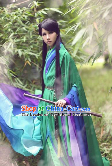 Chinese Ancient Cosplay Swordsman Costume Song Dynasty Kawaler Hanfu Clothing for Men