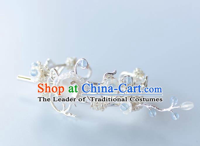 Chinese Ancient Handmade Hairdo Crown Hair Accessories Hanfu Hairpins for Women