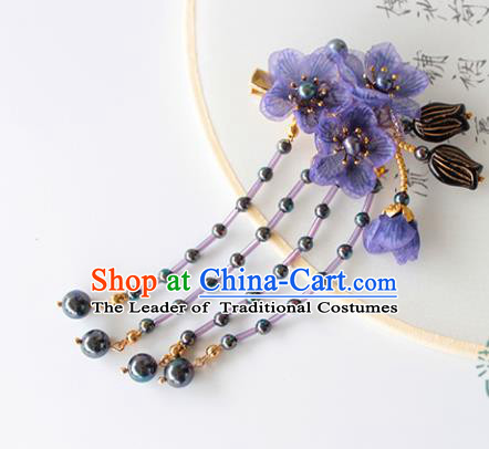 Chinese Ancient Handmade Tulipa Hair Claw Hair Accessories Hanfu Hairpins for Women