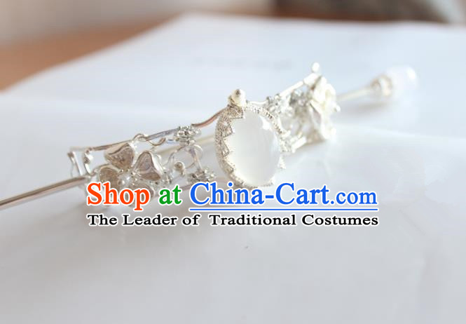 Chinese Ancient Handmade Palace Hairdo Crown Hair Clip Hair Accessories Hanfu Hairpins for Women