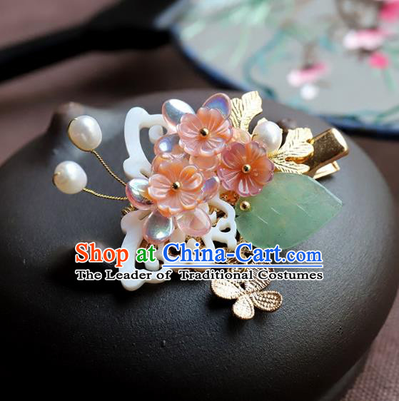 Chinese Ancient Handmade Classical Shell Hair Claw Hair Accessories Hanfu Hairpins for Women