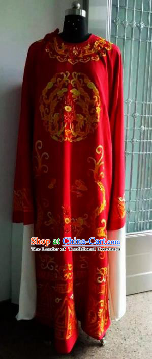 Chinese Traditional Beijing Opera Young Men Costumes China Peking Opera Niche Printing Dragon Robe for Adults