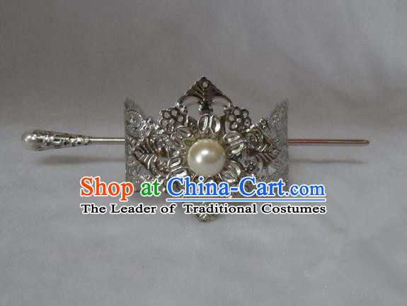 Chinese Traditional Ancient Prince Tuinga Hair Accessories Swordsman Hairpins for Men