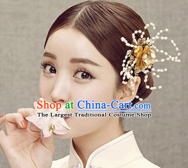 Top Grade Chinese Wedding Bride Hair Accessories Hairpins Headwear for Women