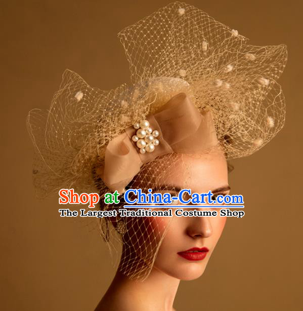 Handmade Wedding Hair Accessories Bride Veil Hat for Women