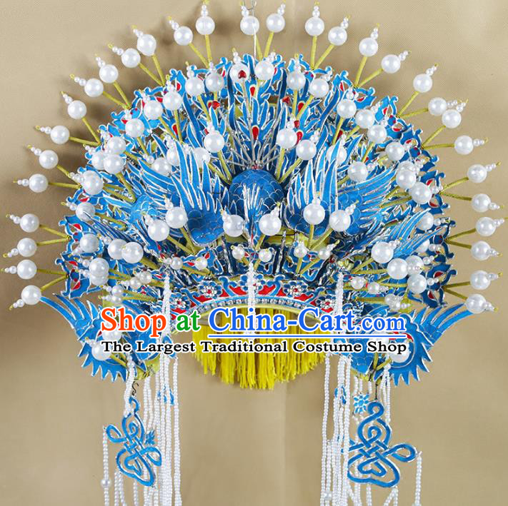 Top Grade Chinese Beijing Opera Hair Accessories Peking Opera Imperial Consort Phoenix Coronet Headwear for Women