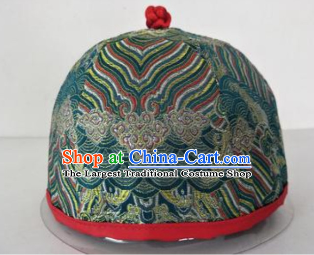 Chinese Ancient Style Handmade Qing Dynasty Hat for Sale