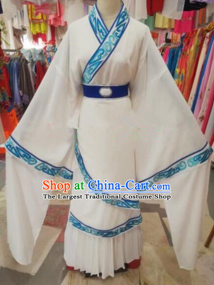 Chinese Traditional Beijing Opera White Costume Peking Opera Niche Clothing for Adults