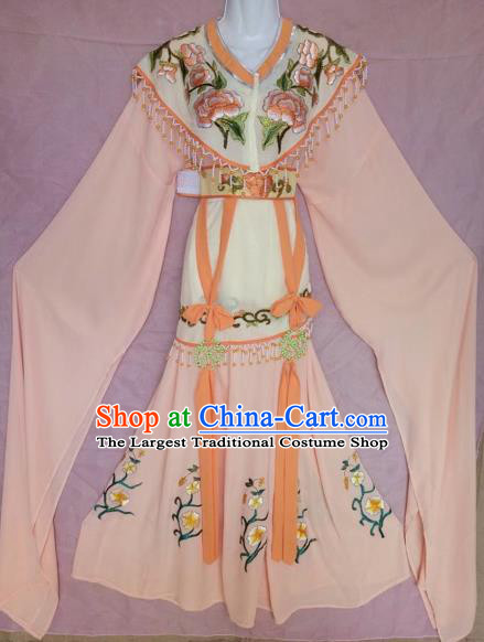 Traditional Chinese Peking Opera Diva Costume Beijing Opera Princess Pink Dress for Adults