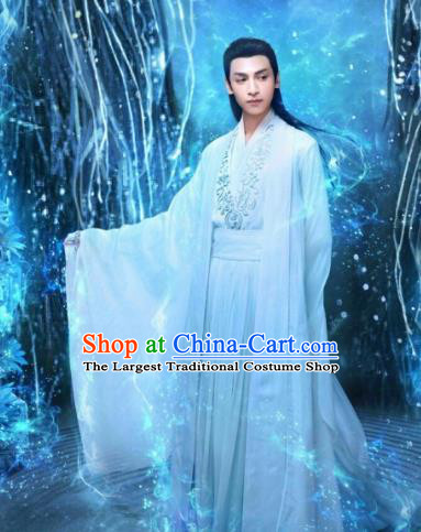 Chinese Ancient Prince Clothing The Honey Sank Like Frost Ashes of Love Swordsman Costumes for Men