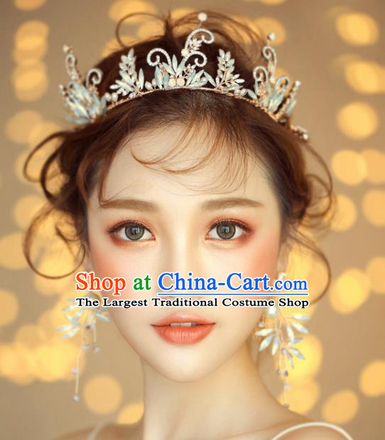 Top Grade Wedding Hair Accessories Bride Royal Crown Headwear for Women