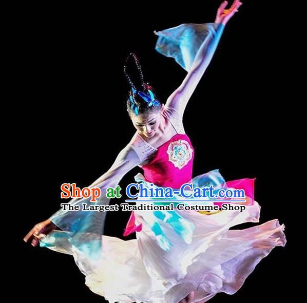 Chinese Traditional Folk Dance Costume Classical Dance Clothing for Women