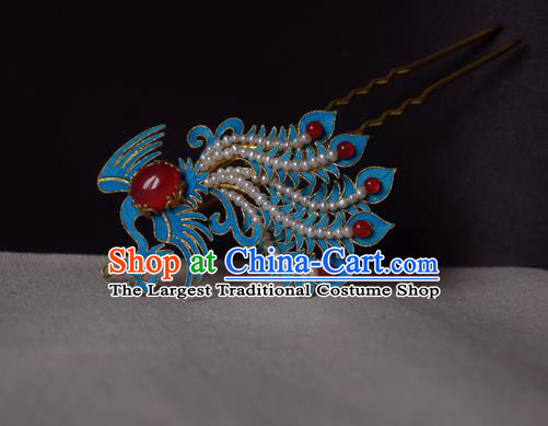 Chinese Handmade Princess Hanfu Phoenix Hair Clip Hairpins Ancient Hair Accessories for Women