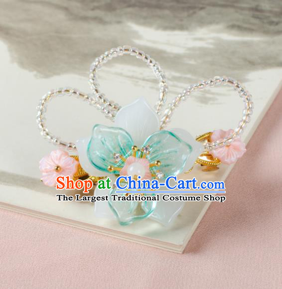 Chinese Ancient Hair Accessories Hanfu Flowers Hair Claw Handmade Hairpins for Women