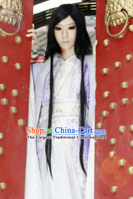 Chinese Ancient Swordsman Hanfu Clothing Han Dynasty Royal Highness Costume for Men