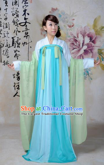 Traditional Chinese Tang Dynasty Palace Dance Costume Ancient Princess Hanfu Dress for Women