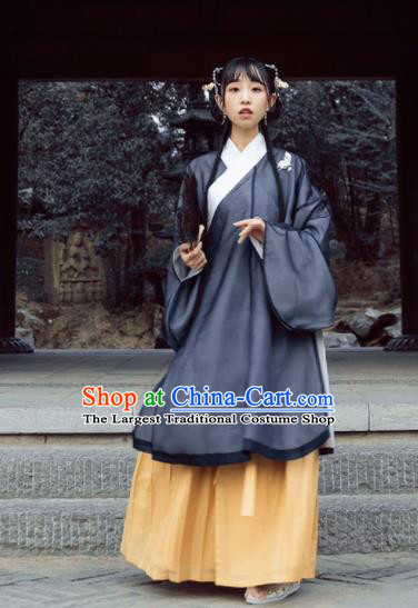 Chinese Ming Dynasty Nobility Women Hanfu Dress Ancient Princess Costumes Complete Set